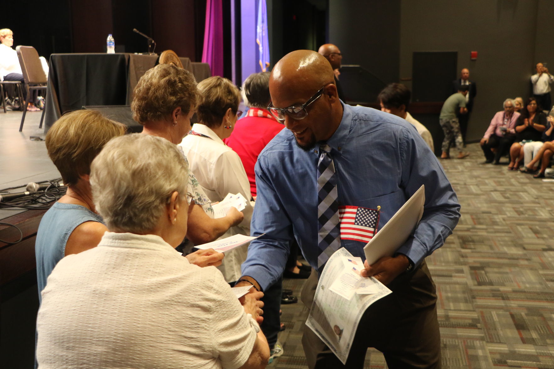 Naturalization ceremony